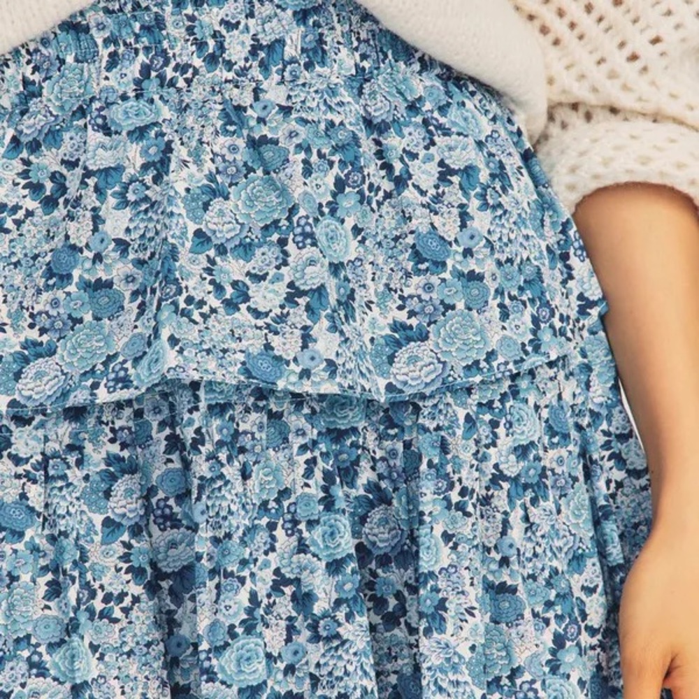 LOVESHACKFANCY Blue Women's Skirt